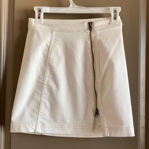 Free People White Skirt